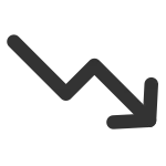 Trending Down SVG Icon